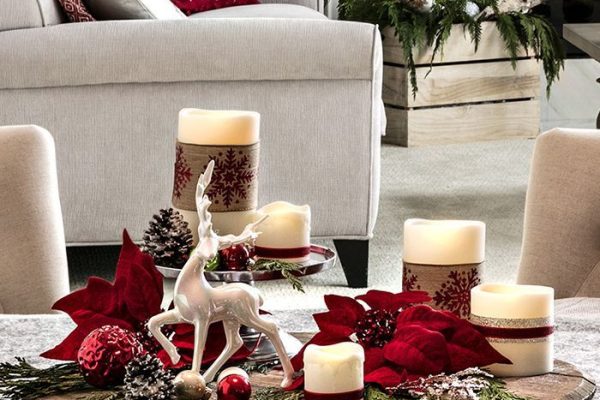 coffee table christmas decorating ideas