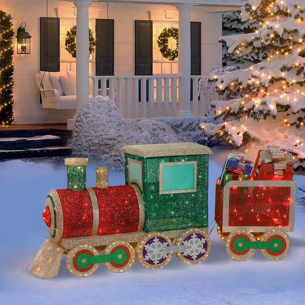 christmas train decoration
