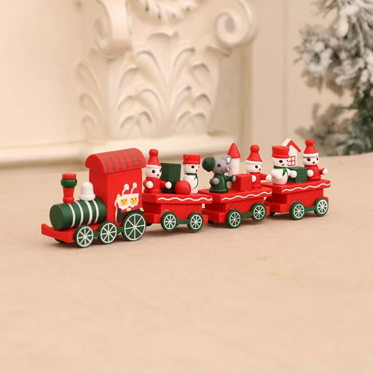 christmas train decor