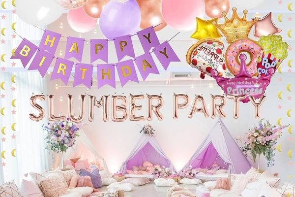 slumber party decorations