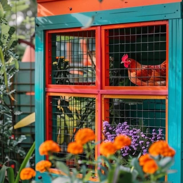 decorating chicken coop